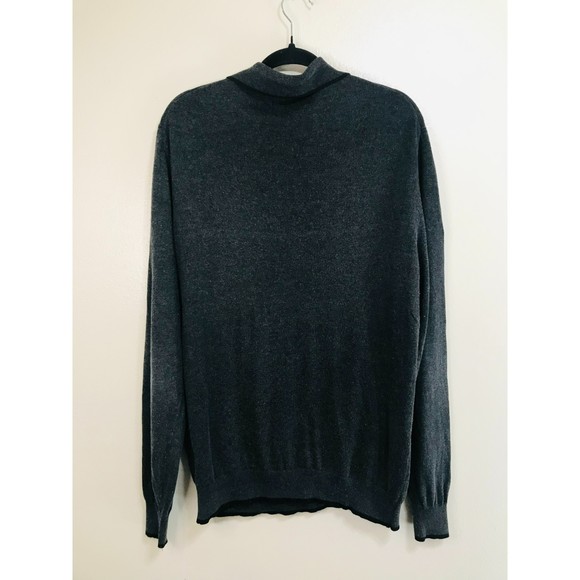 Paradise Blues Men's Silk Blend V Neck Sweater, Size XL - Picture 3 of 3